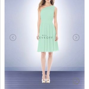 Bill Levkoff Mint Dress (Size 12 - Style 477)